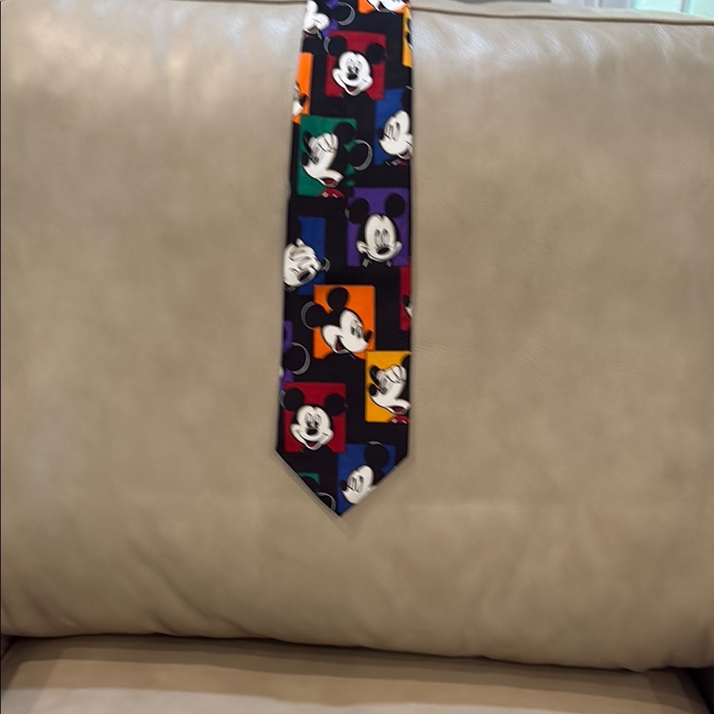 Colorful Mickey Mouse Tie